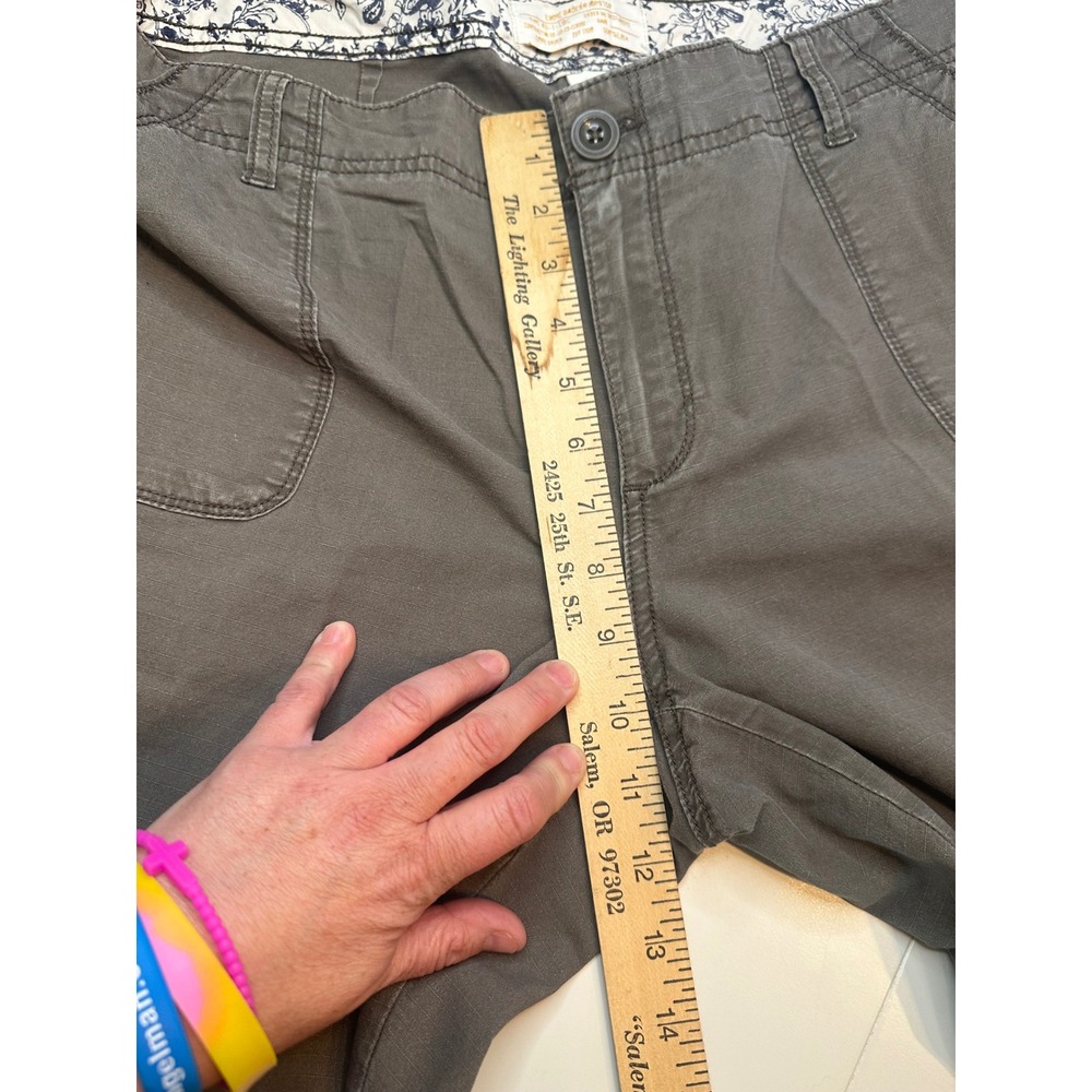 Eddie Bauer Ripstop Pants Womens 14T Grey Good Utility Gorpcore 22307912 - Picture 2 of 11